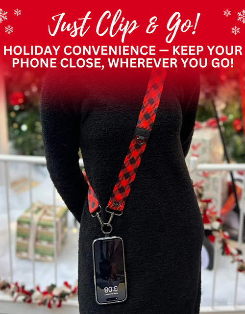 Load image into Gallery viewer, Clip &amp; Go Strap Christmas
