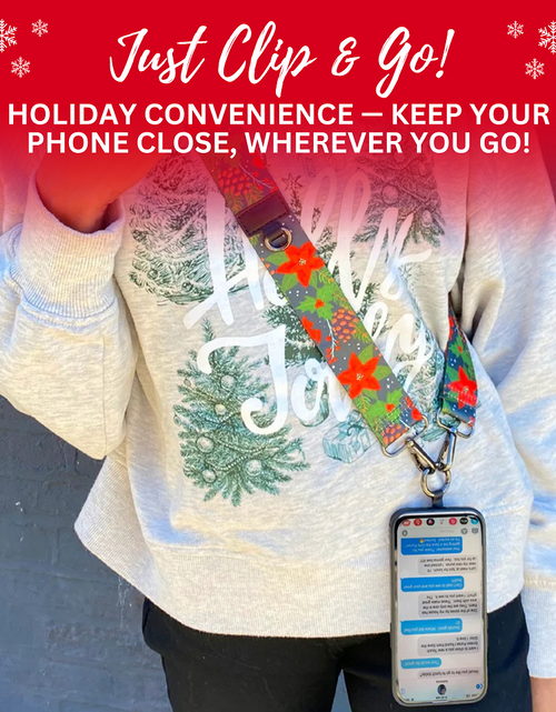Load image into Gallery viewer, Clip &amp; Go Strap Christmas
