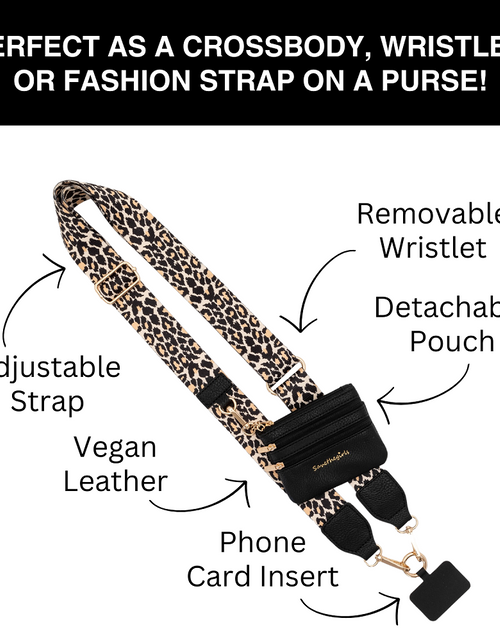 Load image into Gallery viewer, Clip &amp; Go Strap w/Zippered Pouch
