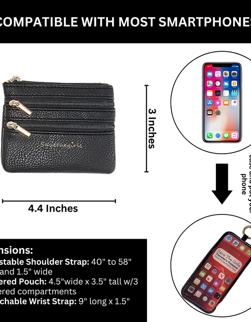 Load image into Gallery viewer, Clip &amp; Go Strap w/Zippered Pouch
