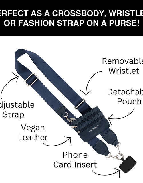 Load image into Gallery viewer, Clip &amp; Go Strap with Pouch - Neutral Collection
