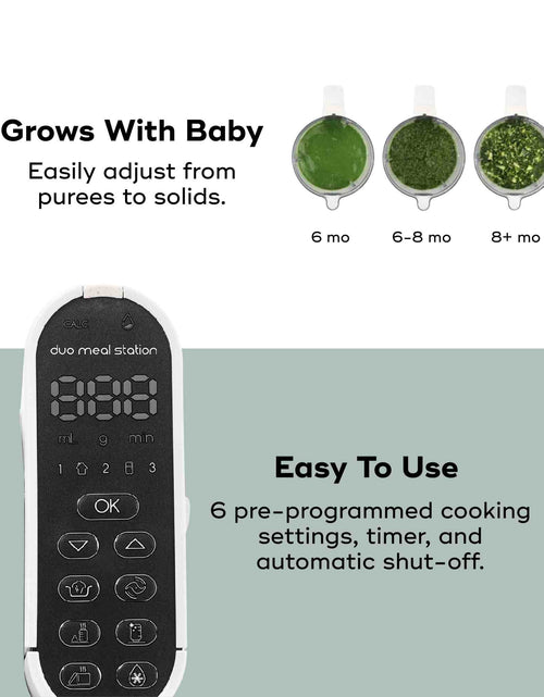 Load image into Gallery viewer, Duo Meal Station Baby Food Maker
