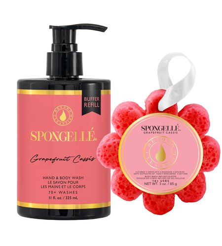 Grapefruit Cassis Boxed Flower & Body Wash Refill Set