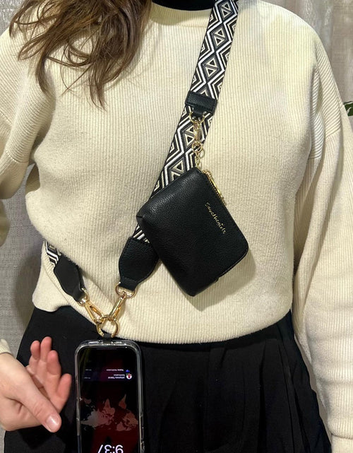 Load image into Gallery viewer, Clip &amp; Go Strap w/RFID Pouch Diamond Pattern
