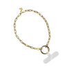 Gold Paperclip Chain w/Butterfly Charm