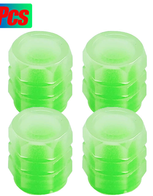 Load image into Gallery viewer, Car Tire Luminous Valve Cap Car With Electric Vehicle Motorcycle Air Nozzle Cover Luminous Valve Core Cover Tire Universal
