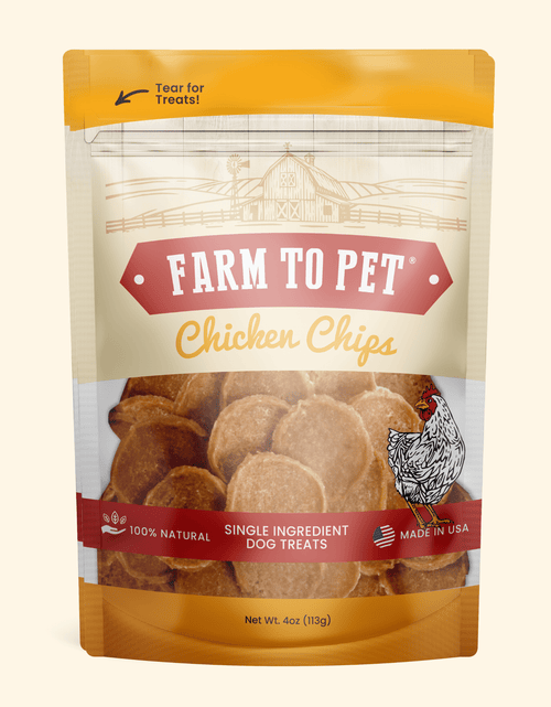 Load image into Gallery viewer, Chicken Chips for Dogs | All-Natural Single-Ingredient Dog Treats
