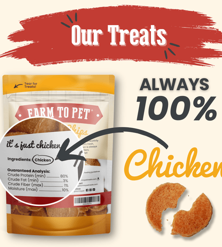 Chicken Chips for Dogs | All-Natural Single-Ingredient Dog Treats