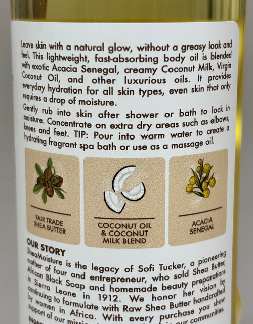 Load image into Gallery viewer, SHEA MOISTURE (2 PACK) 100% Virgin Coconut Oil Daily Hydration Body Oil 8 fl oz Tan 68633007
