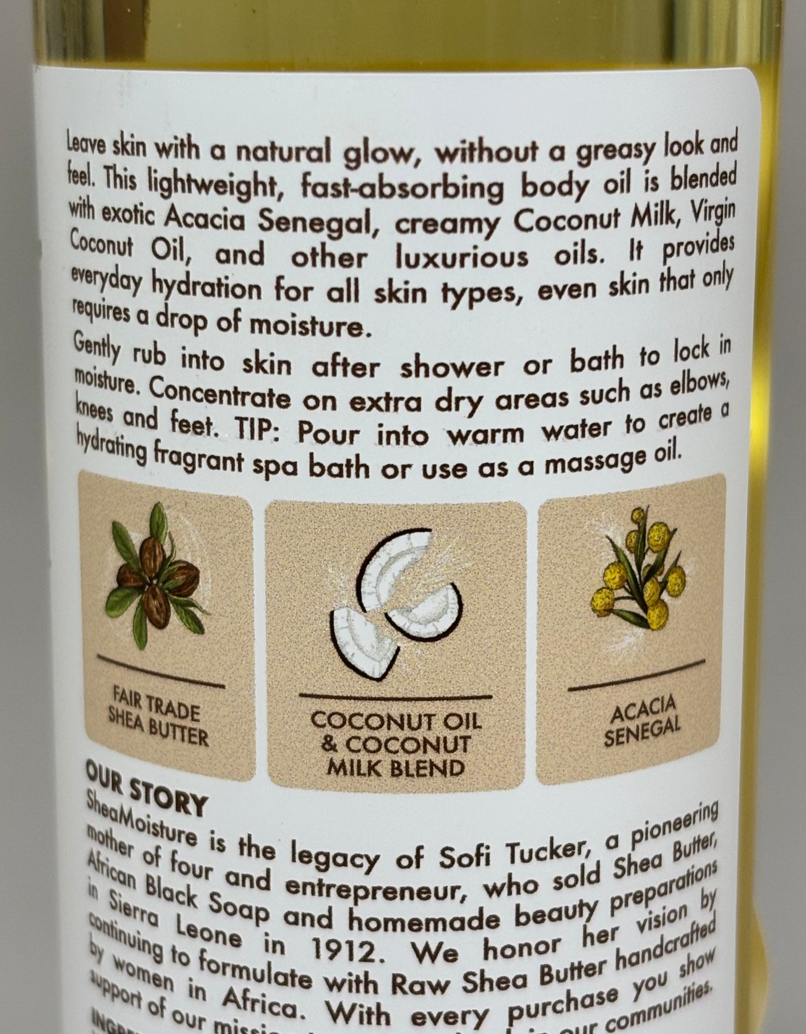 SHEA MOISTURE (2 PACK) 100% Virgin Coconut Oil Daily Hydration Body Oil 8 fl oz Tan 68633007
