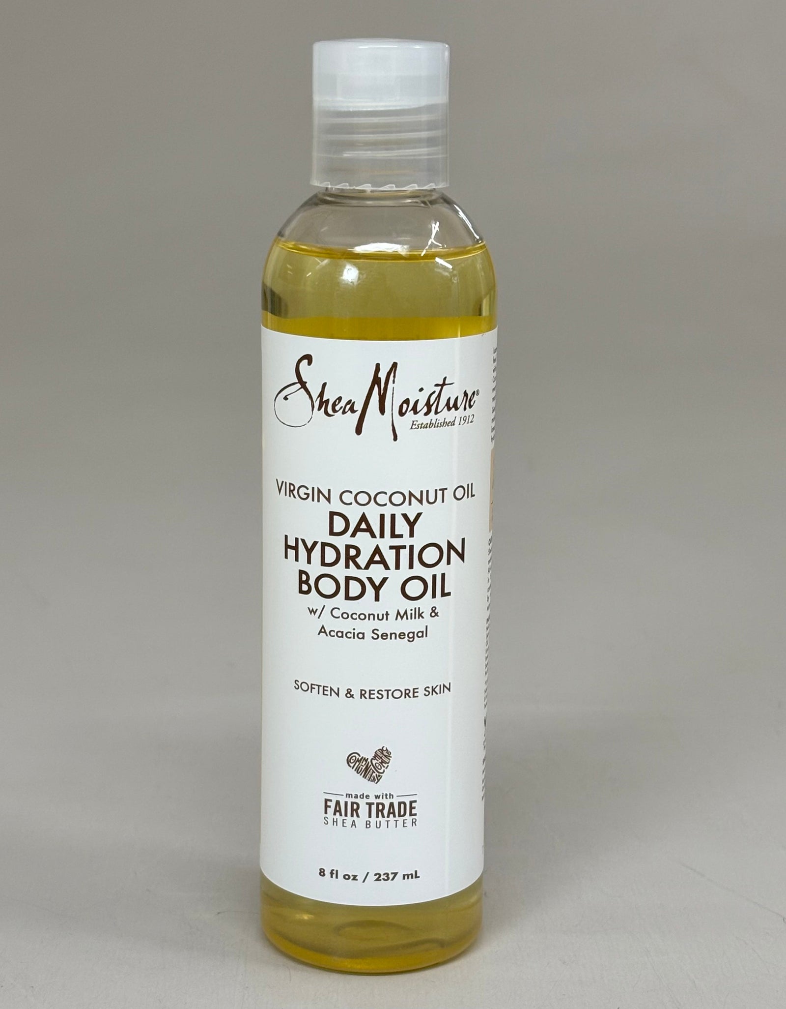 SHEA MOISTURE (2 PACK) 100% Virgin Coconut Oil Daily Hydration Body Oil 8 fl oz Tan 68633007