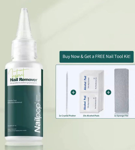 Nail Glue Remover + Nail Tool Kit
