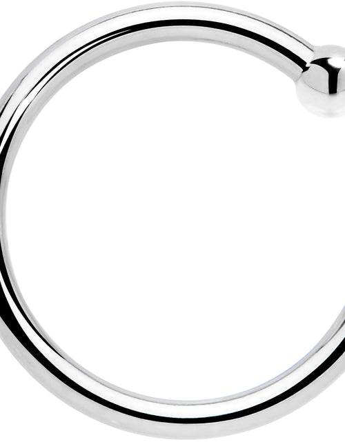 Load image into Gallery viewer, Real Platinum Nose Hoop - Hypoallergenic &amp; Luxurious
