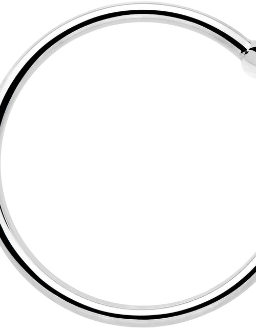 Load image into Gallery viewer, Real Platinum Nose Hoop - Hypoallergenic &amp; Luxurious
