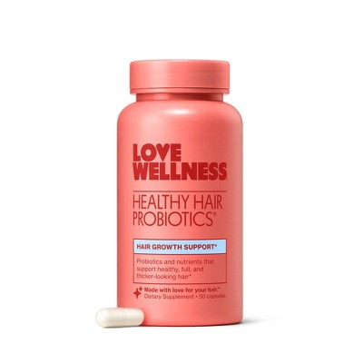 Load image into Gallery viewer, Love Wellness Healthy Hair Probiotics for Fuller and Shinier Hair 30ct - New
