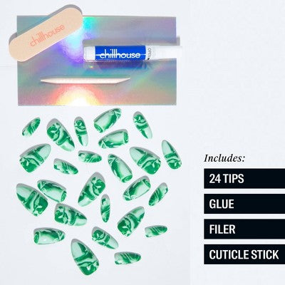 Load image into Gallery viewer, Chillhouse Chill Tips Press-On Fake Nails Shes a Gem 24ct - New
