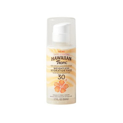 Load image into Gallery viewer, Hawaiian Tropic Silk Hydration Weightless Face Sunscreen SPF 30 1.7oz - New
