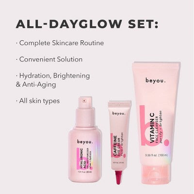 Load image into Gallery viewer, Beyou. All Day Glow Set 4.89 fl oz/3ct - New
