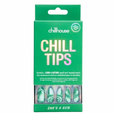 Load image into Gallery viewer, Chillhouse Chill Tips Press-On Fake Nails Shes a Gem 24ct - New
