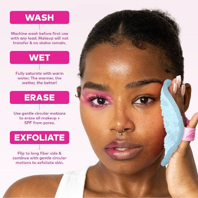 Load image into Gallery viewer, MakeUp Eraser Coastal Cowgirl Skincare Tool Set With Laundry Bag 7ct - New
