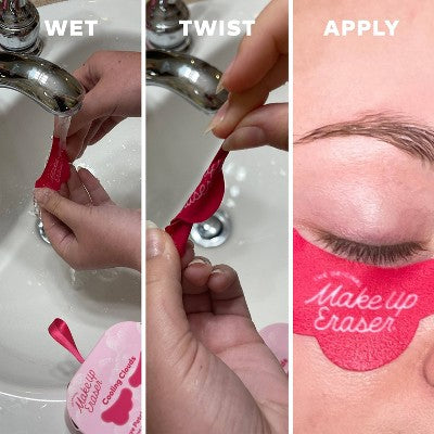 Load image into Gallery viewer, MakeUp Eraser Cooling Clouds Under-Eye Patches With Laundry Bag 1ct - New
