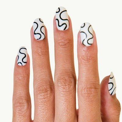Load image into Gallery viewer, Chillhouse Chill Tips Press-On Fake Nails Wavy Baby 24ct - New
