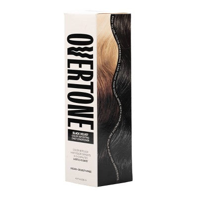 Load image into Gallery viewer, Overtone Black Velvet Daily Conditioner- Semi-Permanent Hair Color 4.5 oz - New
