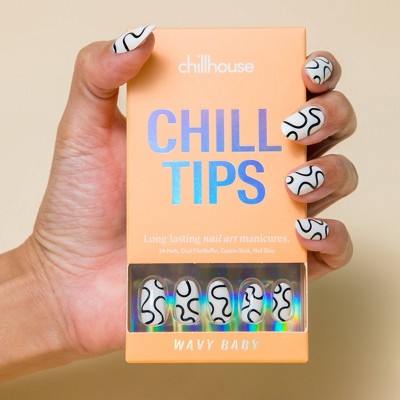 Load image into Gallery viewer, Chillhouse Chill Tips Press-On Fake Nails Wavy Baby 24ct - New

