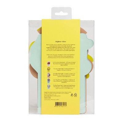 Load image into Gallery viewer, TONYMOLY Brighten &amp; Glow Sheet Mask Set - New
