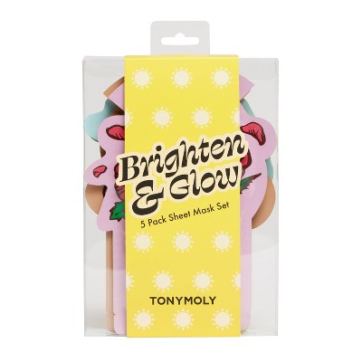 Load image into Gallery viewer, TONYMOLY Brighten &amp; Glow Sheet Mask Set - New
