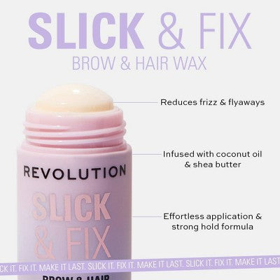 Load image into Gallery viewer, Makeup Revolution Slick &amp; Fix Brow; Hair Stick 0.45oz - New

