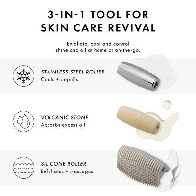Load image into Gallery viewer, Tweezerman 3-in-1 Skin Revival Roller Kit - New

