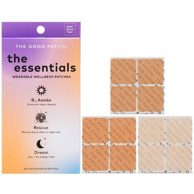 Load image into Gallery viewer, The Good Patch The Essentials Plant-Based Vegan Wellness Patch 12ct - New
