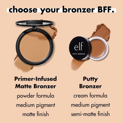 Load image into Gallery viewer, e.l.f. Primer-Infused Matte Bronzer Fresh Tan 0.35oz - New

