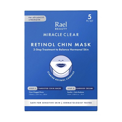 Load image into Gallery viewer, Rael Beauty Miracle Clear Retinol Chin Masks 5ct - New
