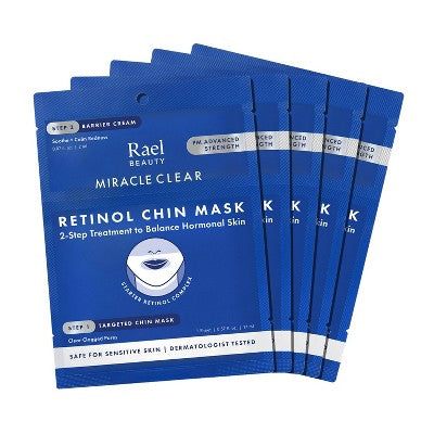 Load image into Gallery viewer, Rael Beauty Miracle Clear Retinol Chin Masks 5ct - New
