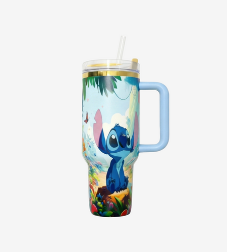 40oz Insulated Tumbler with Handle - Limited Edition Thermos Cup
