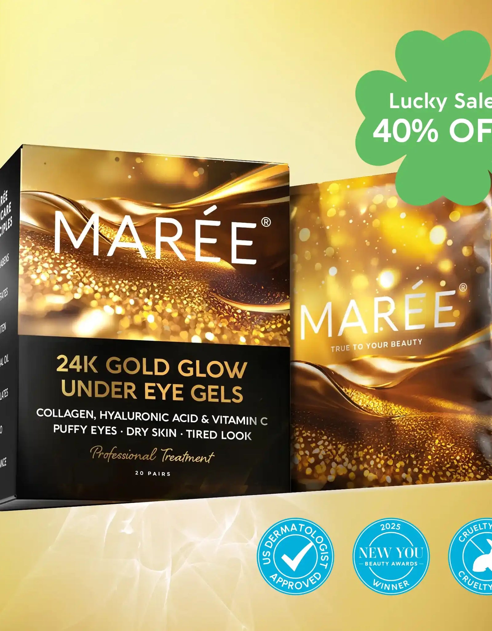 24K Gold Anti-Aging Eye Patches