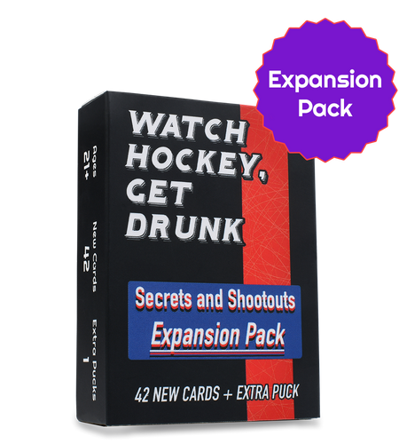Secrets and Shootouts EXPANSION PACK for Watch Hockey, Get Drunk