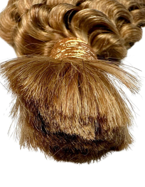 Load image into Gallery viewer, Honey Blonde Deep Wave 27 Bulk 100% Human Braiding Hair
