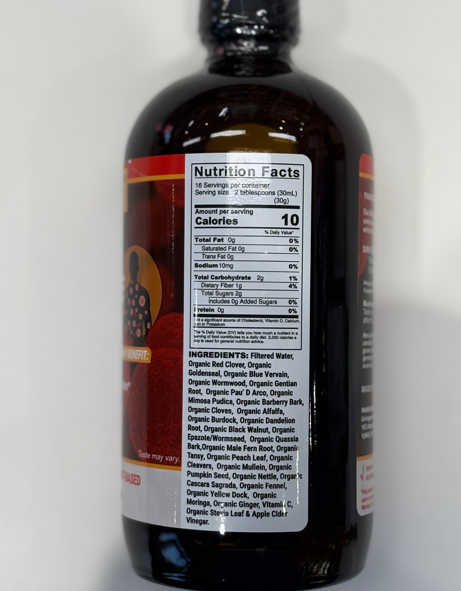 Organic Herbal Liquid Blood & Parasite Cleanse