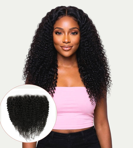 Jerry Curl 13x6 HD Lace Human Hair Frontal