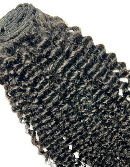 Load image into Gallery viewer, Kinky Curly Clip-In 100% Human Hair Extensions
