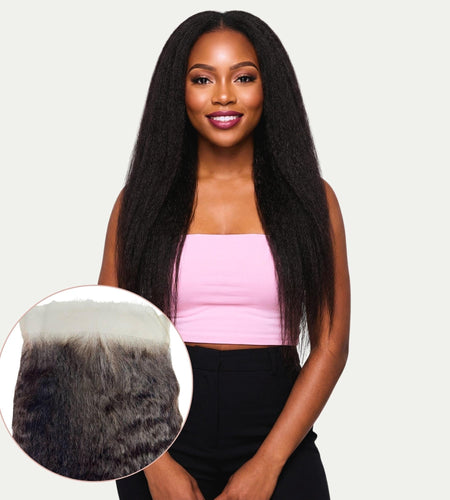 Kinky Straight 6x6 HD Lace Human Hair Closure
