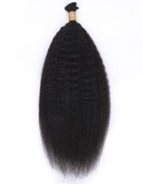 Load image into Gallery viewer, Kinky Straight Bulk 100% Human Braiding Hair
