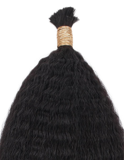 Load image into Gallery viewer, Kinky Straight Bulk 100% Human Braiding Hair
