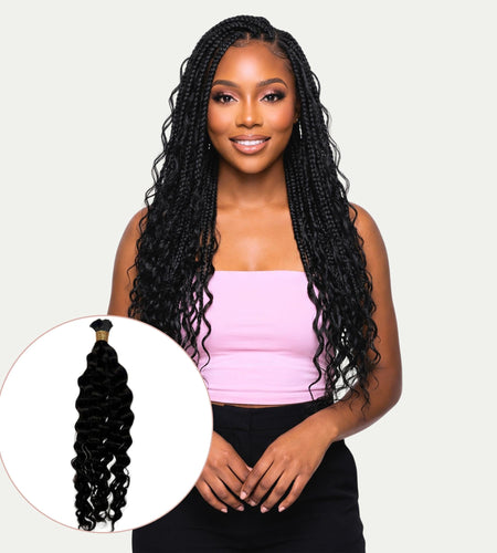 Latin Wave Bulk 100% Human Braiding Hair