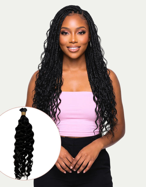 Load image into Gallery viewer, Latin Wave Bulk 100% Human Braiding Hair
