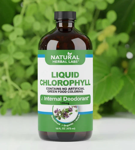 Organic Liquid Chlorophyll | Alfalfa & White Mulberry Detox Formula