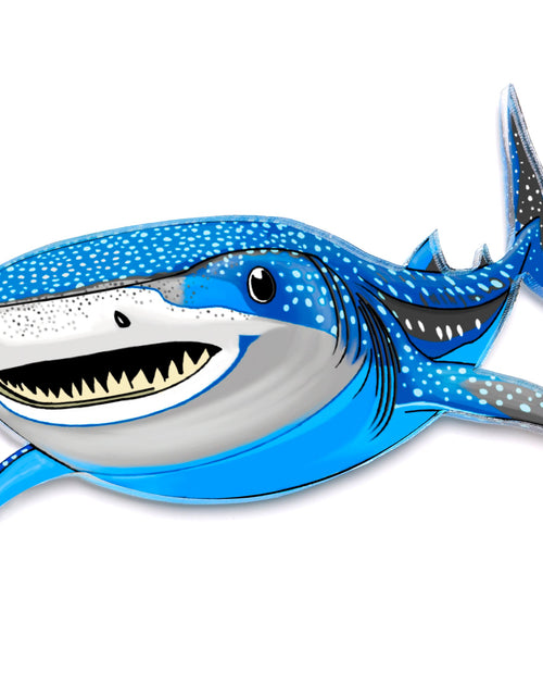 Load image into Gallery viewer, Acrylicious Attack Swimming Shark Magnet by Onyx O
